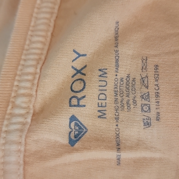 Roxy Orange Pineapple Shirt Size M - Picture 5 of 6